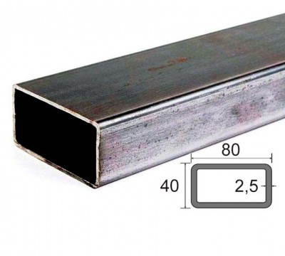 Труба профильная 80x40х2,5 мм